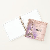 Guest book Sweet 16 party Paris Eiffel Tower Notitieboek (Binnen)