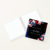 Guest book Sweet 16 patriottisch rood wit blauw Notitieboek (Binnen)
