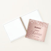Guest book Sweet 16 rose gold pink Notitieboek (Binnen)