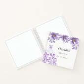 Guest book Sweet 16 violet jurk floral Notitieboek (Binnen)