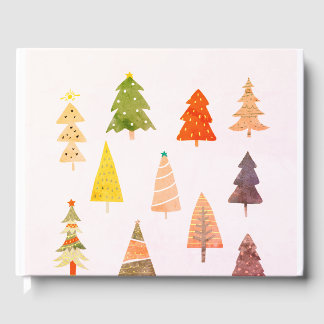 GUEST BOOK TREES CHRISTMAS GASTENBOEK