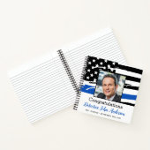 Guest Book van politiefunctionaris op aangepaste f Notitieboek (Binnen)