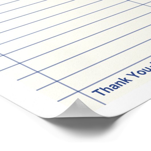 Guest Check art, Retro Diner Guest Check Poster (Hoek)