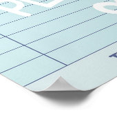 Guest Check Print, Dorm Art Print (Hoek)