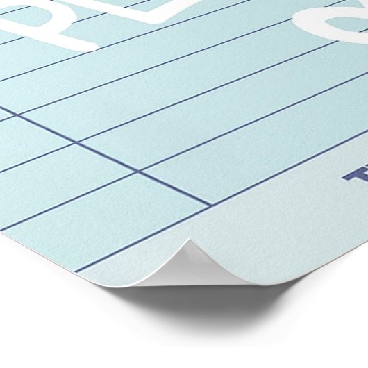 Guest Check Print, Dorm Art Print (Hoek)