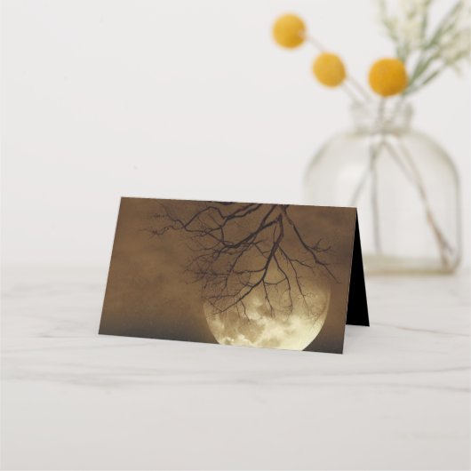 Guest Creepy Graveyard Eat en Drink als je bent Plaatskaartje (Achterkant)