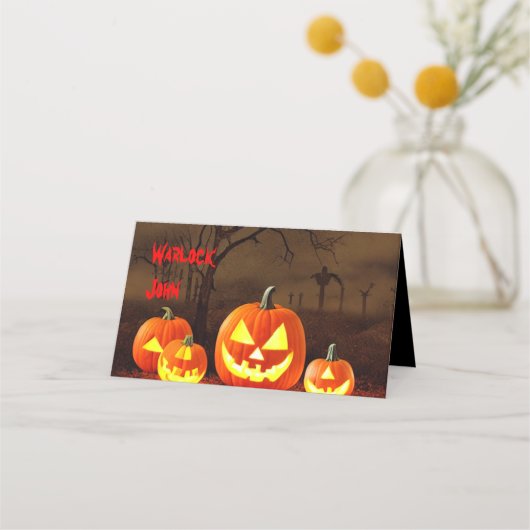 Guest Creepy Graveyard Eat en Drink als je bent Plaatskaartje (Voorkant)