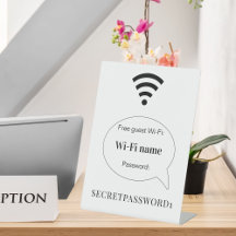 Guest customer wifi network password 