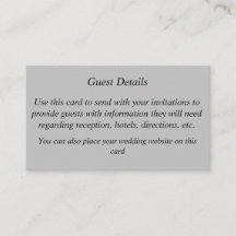 Guest Detail Card