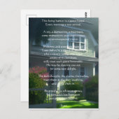 Guest House Rumi Poem Briefkaart (Voorkant / Achterkant)