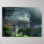Guest House Rumi Poem Poster (Voorkant)