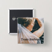 Guest Identification Flair Vierkante Button 5,1 Cm (Voorkant /achterkant)