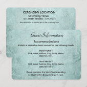 Guest Info Kaart over  groenboek (Voorkant / Achterkant)