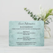 Guest Info Kaart over  groenboek (Staand voorkant)