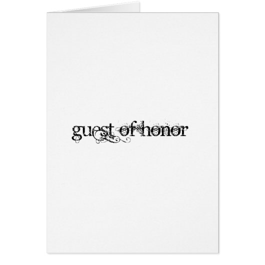 Guest of Honor (Voorkant)