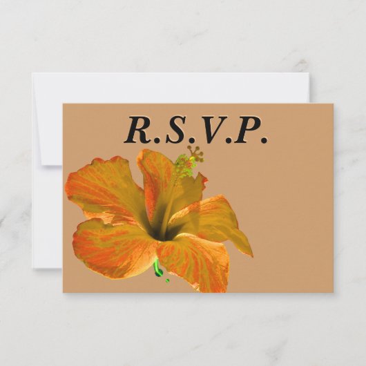 Guest RSVP Fall Wedding Kaartje (Voorkant)