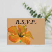Guest RSVP Fall Wedding Kaartje (Staand voorkant)