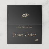 Guest Table Sign Plaatskaartje (Buitenkant ongevouwen)