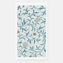 GUEST TOWEL : WILLIAM MORRIS : FLORAL DESIGN