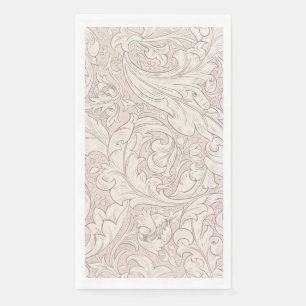 GUEST TOWEL : WILLIAM MORRIS : FLORAL DESIGN SERVET