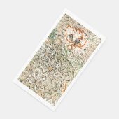 GUEST TOWEL : WILLIAM MORRIS : HONEYSUCKLE SERVET (Hoek)