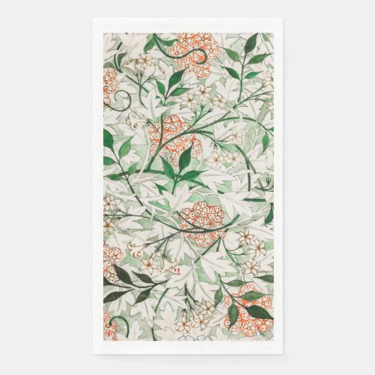 GUEST TOWEL : WILLIAM MORRIS : JASMINE SERVET (Voorkant)
