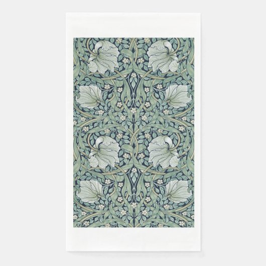 GUEST TOWEL : WILLIAM MORRIS : PIMPERNEL : NAPKIN SERVET (Voorkant)
