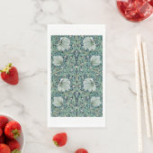 GUEST TOWEL : WILLIAM MORRIS : PIMPERNEL : NAPKIN SERVET (Insitu)