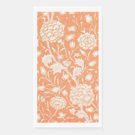 GUEST TOWEL : WILLIAM MORRIS : WILD TULIP SERVET (Voorkant)