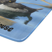 Guest Welcome Black White Duck Photo Lake House Snijplank (Hoek)