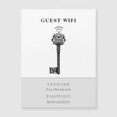 Guest Wifi Password and Network Fridge Magnet (Voorkant)