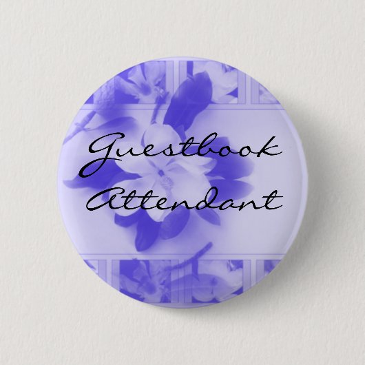 Guestbook-begeleider Ronde Button 5,7 Cm (Voorkant)