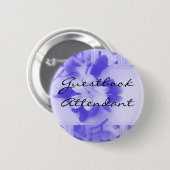 Guestbook-begeleider Ronde Button 5,7 Cm (Voorkant /achterkant)