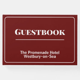 Guestbook, gasthuis of hotel gastenboek