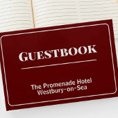 Guestbook, gasthuis of hotel gastenboek
