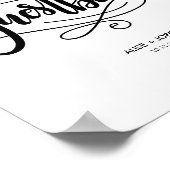 Guestbook - Gepersonaliseerd Poster (Hoek)