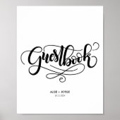 Guestbook - Gepersonaliseerd Poster (Voorkant)