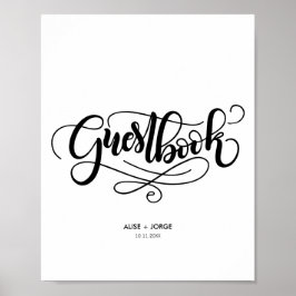 Guestbook - Gepersonaliseerd Poster