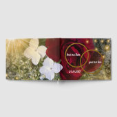 Guestbook, sjabloon, bruiloft, kleurrijke+ vaartui gastenboek (Volledig)