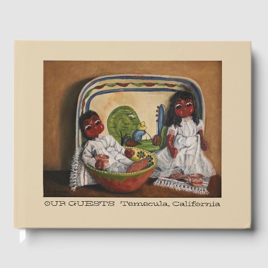 Guestbook Temecula bruiloft gastenboek bruiloft po (Voorkant)