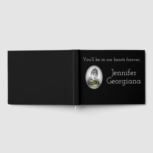 Guestbook voor Elegant en Basic Sympathies Gastenboek (Volledig)