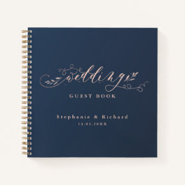 Guestbook voor marinevriendes en roze bruinbruinbr notitieboek