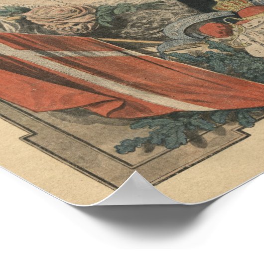 Guests of France, King Frederick VIII  and Queen Poster (Hoek)