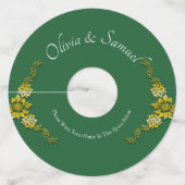 Guests Write Their Own Name - Wijnglaslabel (Voorkant)