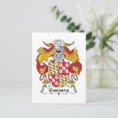 Guevara Family Crest Briefkaart (Staand voorkant)