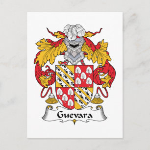 Guevara Family Crest Briefkaart