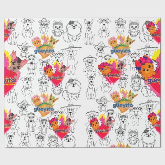 Gueyita-inpakpapier Cadeaupapier (Zoom)