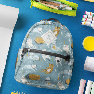 Guffy ruimte katten patroon bedrukte rugzak