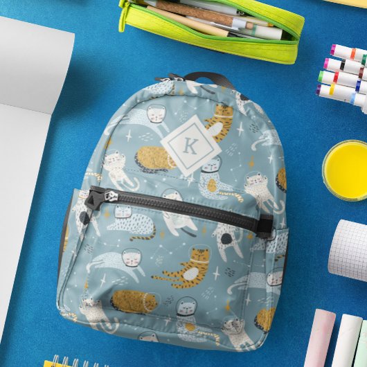 Guffy ruimte katten patroon bedrukte rugzak