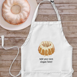 Gugelhupf Cake - Ring-Shaped Bundt - Jouw tekst op Standaard Schort